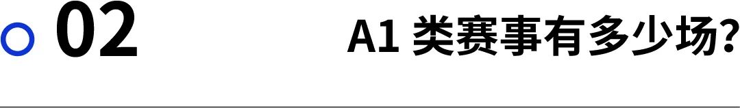 讨论｜A1 类赛事到底有多少场？非 A1 不报是为啥？