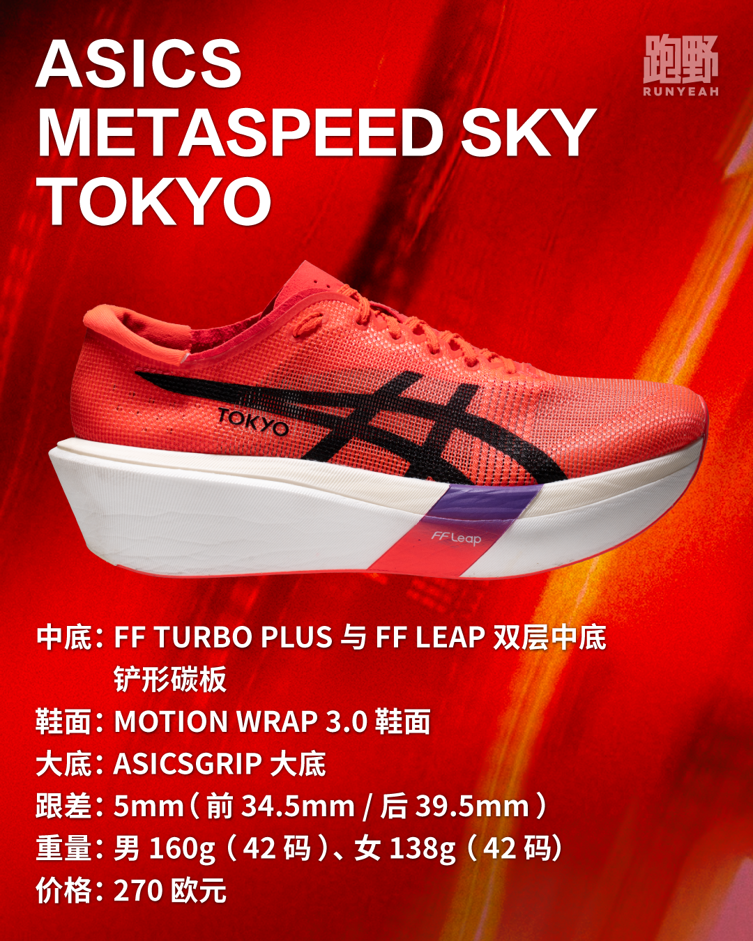 开箱 Vol25030｜ASICS 迎来轻量化新突破，METASPEED SKY TOKYO成步幅跑者创造PB的新利器
